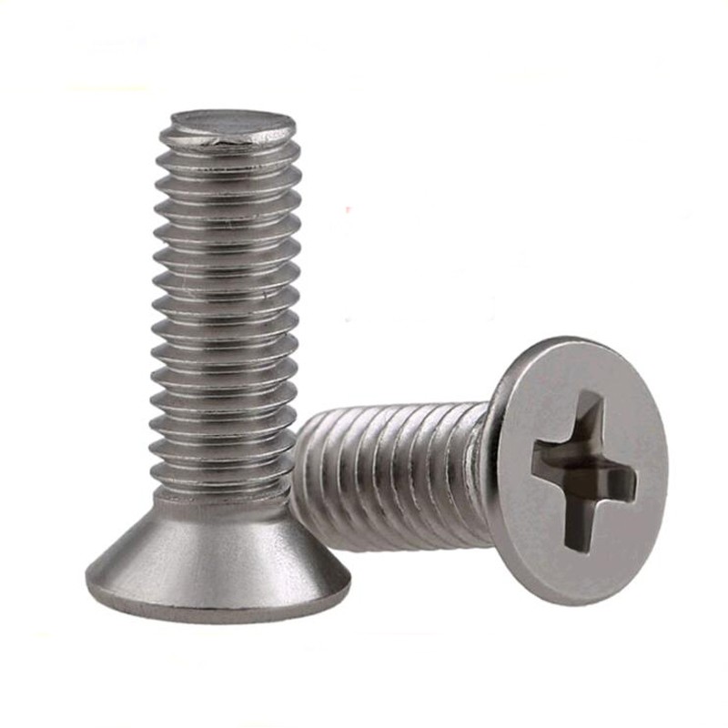 M8 Phillips Flat Head Countersunk A2 304 Stainless Steel Screw Length 10 120mm Shopee Singapore