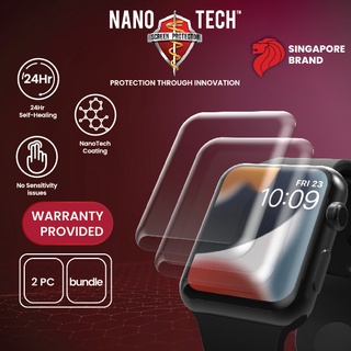 NANOTECH Apple Watch Series 8/7/6/5/4/3/2/1/SE Screen Protector - Hydrogel Film