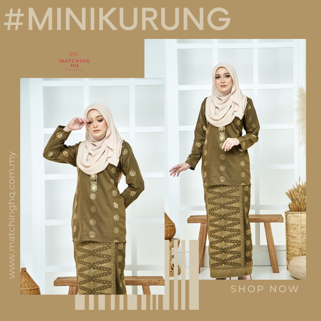 Kurung Moden Mini Kurung Songket Shopee Singapore