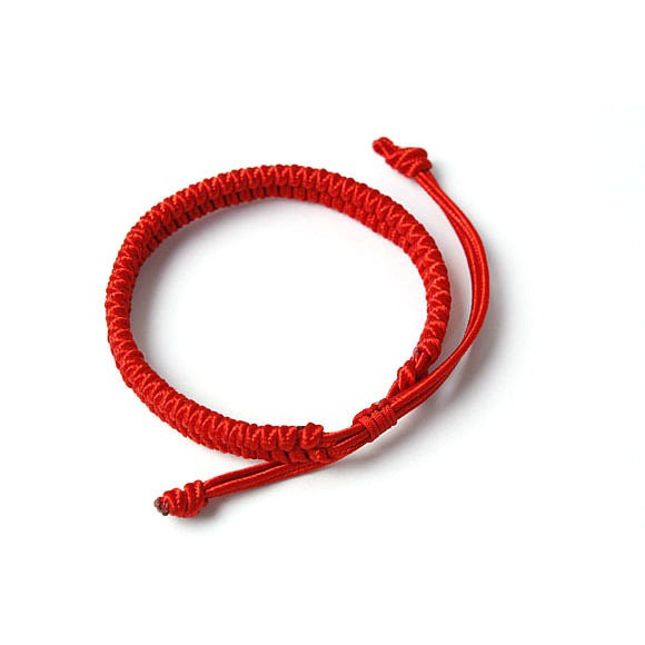 Handmade Red String Bracelet Adjustable From Temple Shopee Singapore