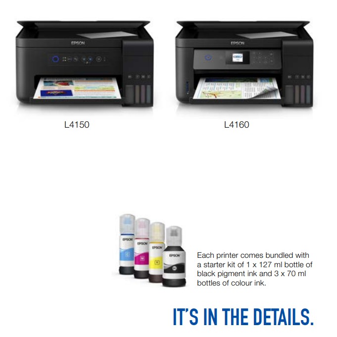 printer with bottle ink