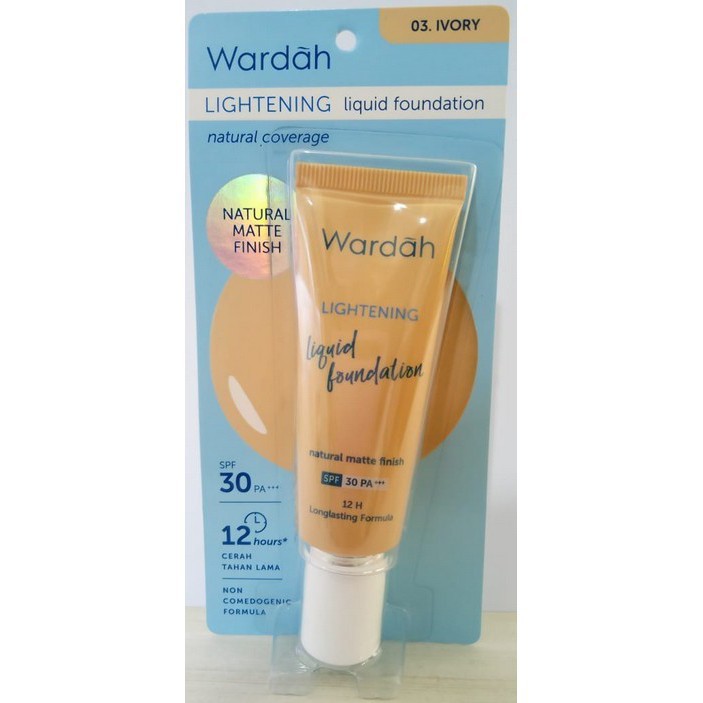 wardah liquid foundation lightening