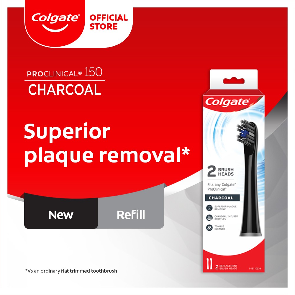 colgate proclinical 150 sonic charcoal battery powered toothbrush