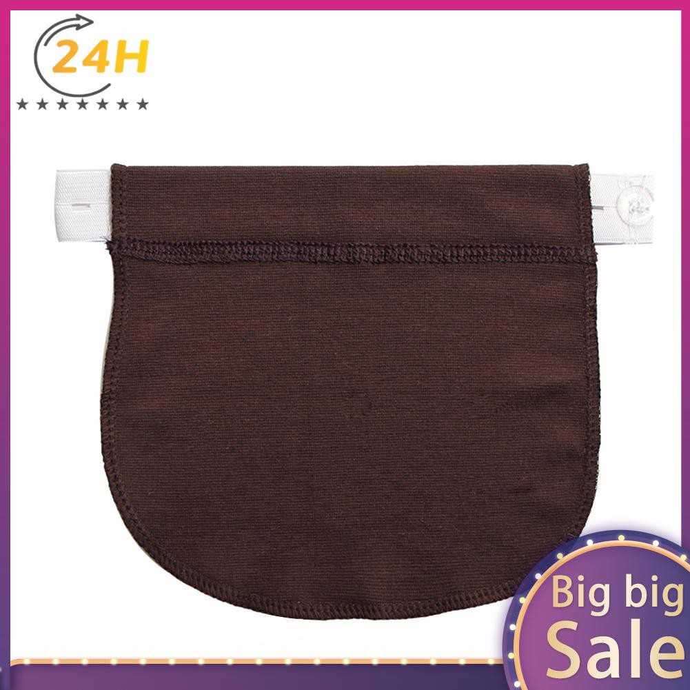 Image of Pregnant Belt Pregnancy Support Maternity Pregnancy Waistband Belt Elastic Waist Extender Pants #2