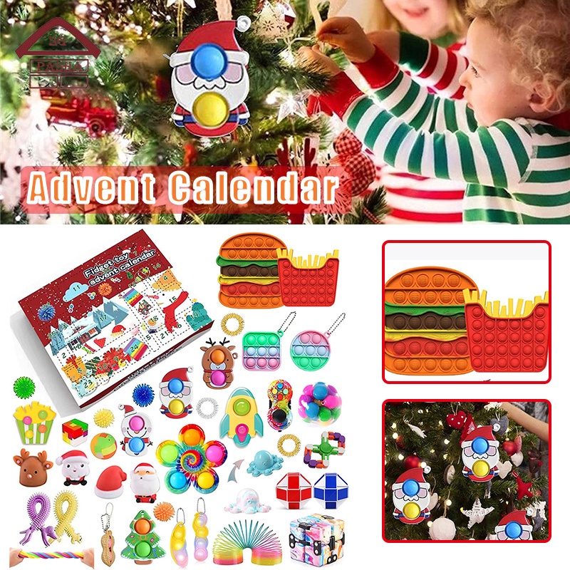 【Ready in stock】 Fidget Advent Calendar 2021 Christmas Countdown