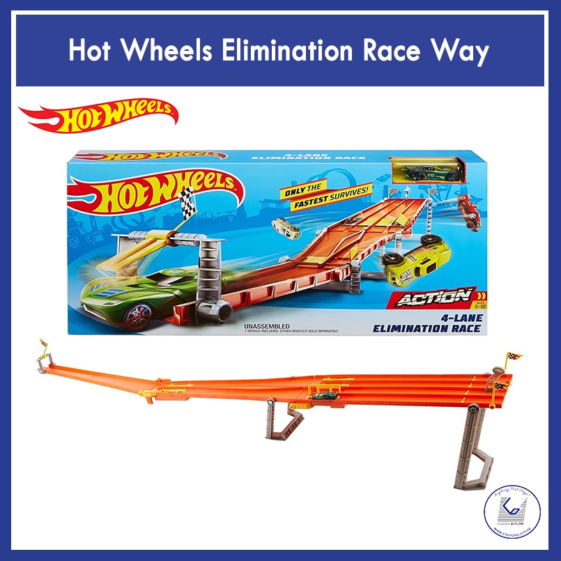 Hot Wheels GDY60 4-Lane élimination Race Track Set 