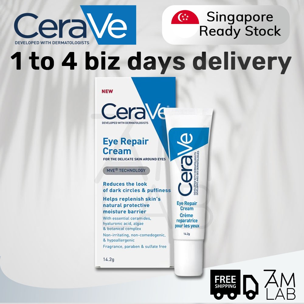(SG STOCK) CeraVe Eye Repair Cream 14.2g For Eye Puffiness and Dark