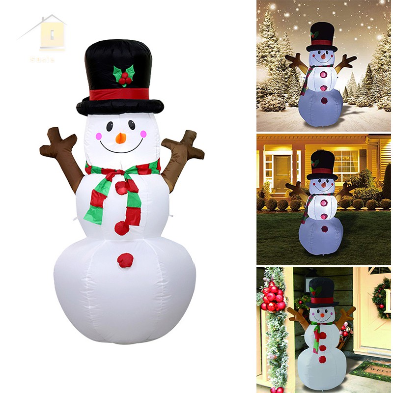 Inflatables Snowman With Hat, Snowman Inflatable Outdoor