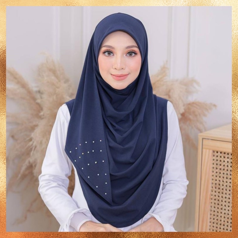 NEW TUDUNG SARUNG HIDAYAH DIAMOND AWNING MOSSCREPE FREE SIZE TUDUNG ...