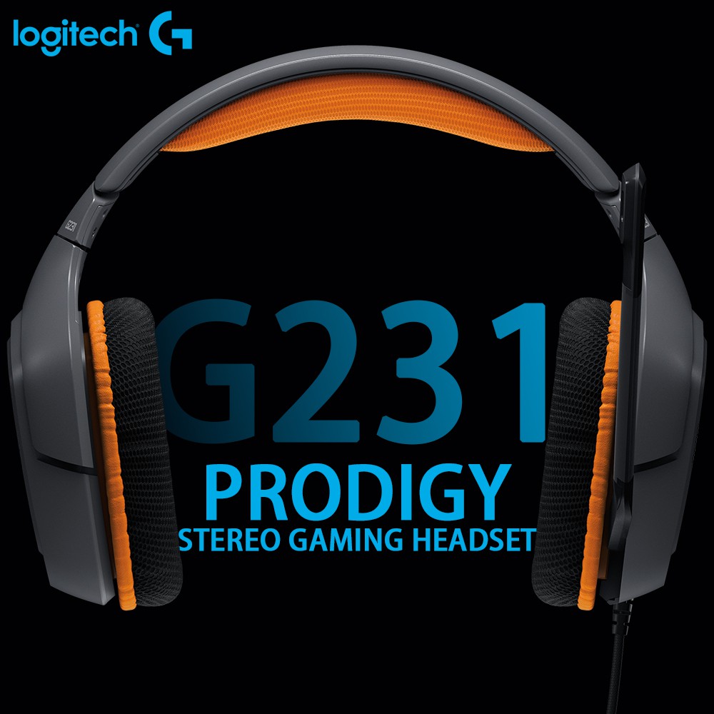 logitech orange headset