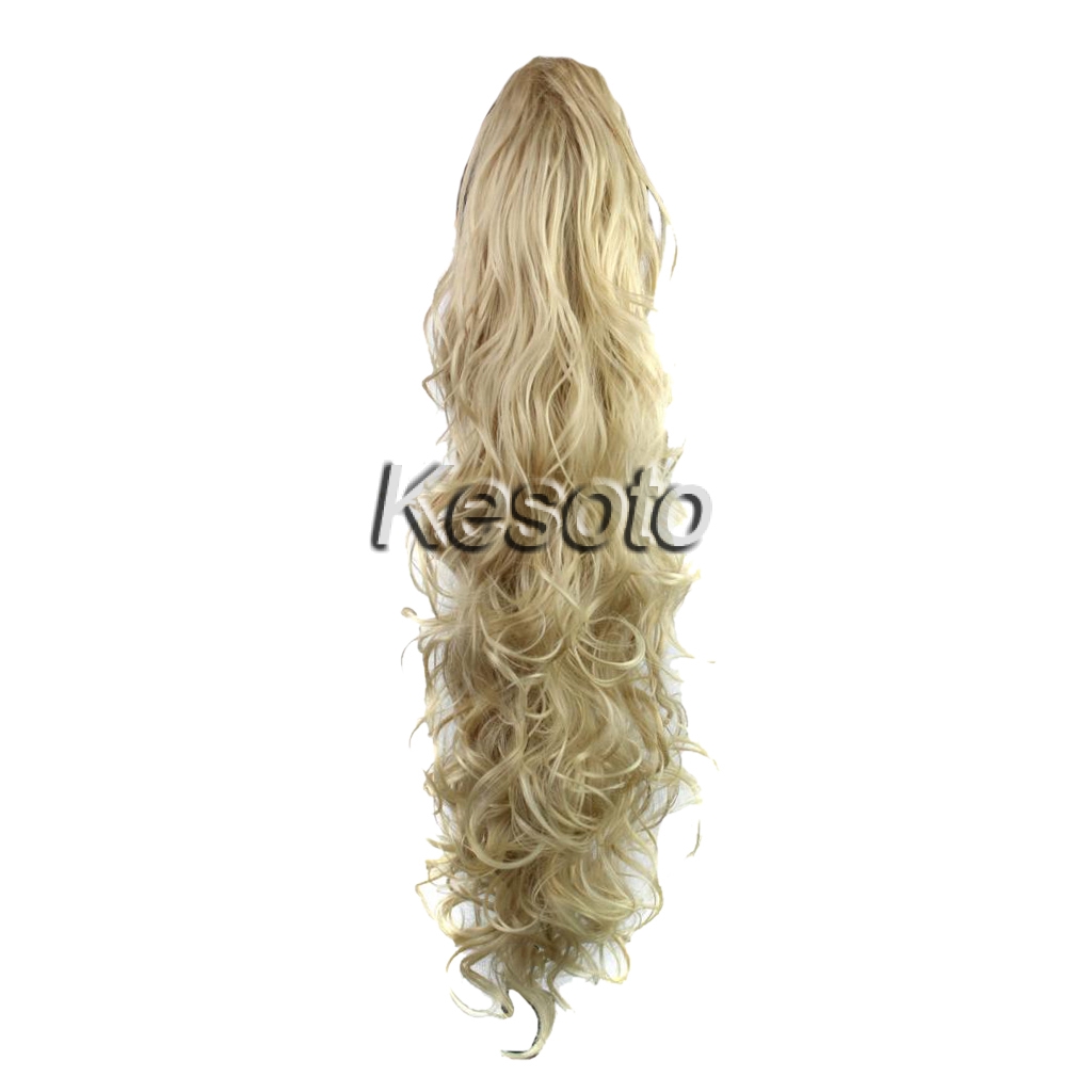 Wavy Synthetic Hair Ponytail Clip In Claw Pony Tail Extension For