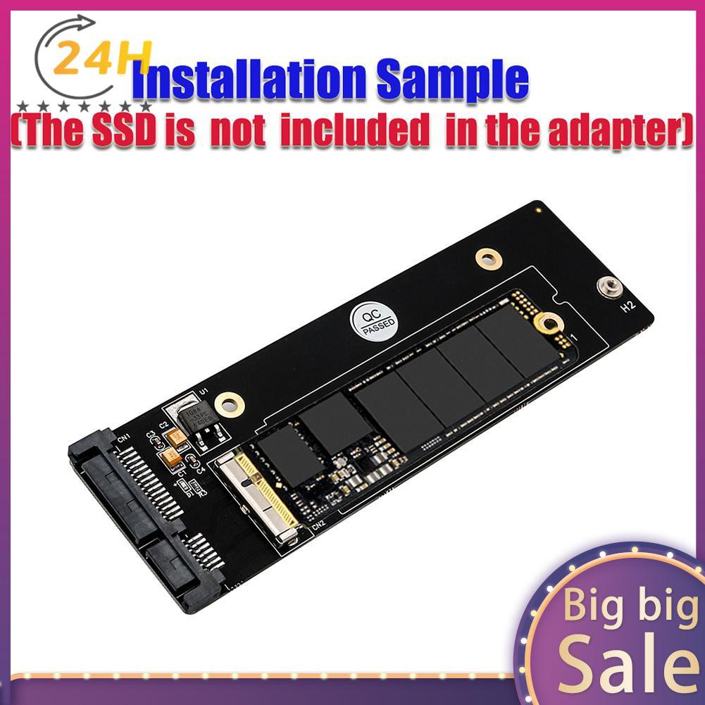 Ssd Adapter Card For Macbook Air Pro Retina 12 A1465 A1466 Hdd To Sata Shopee Singapore
