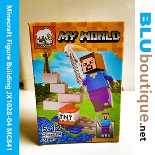 Minecraft Blocks Figuren passen Gebäudecharaktere Lego World Mini My Series Gift 