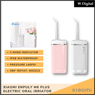 ENPULY m6 plus Portable Oral Irrigator Dental Irrigator Teeth Water Tooth Cleaner Flosser bucal Waterpulse 140ML