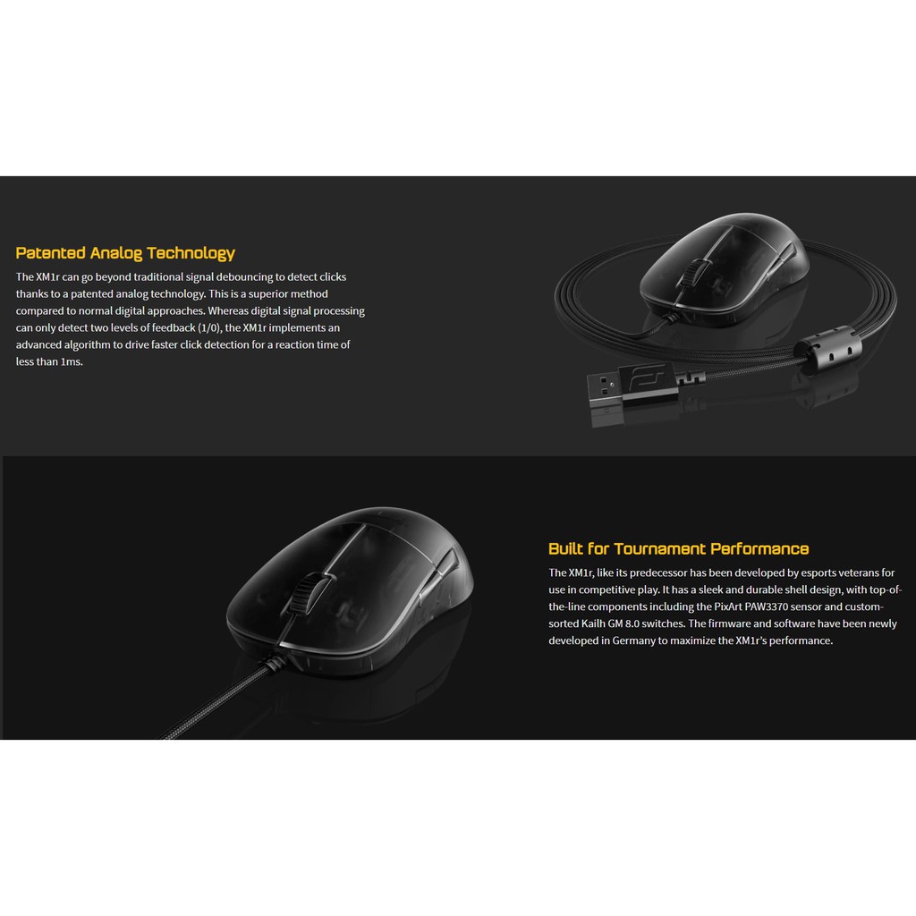 Shop Malaysia Ready Stock Endgame Gear Xm1r Gaming Mouse Dark Reflex Black Shopee Singapore