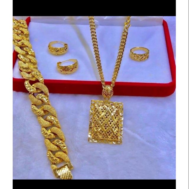 Shop Malaysia Bangkok Cop 916 Gold Bracelet Set Shopee Singapore