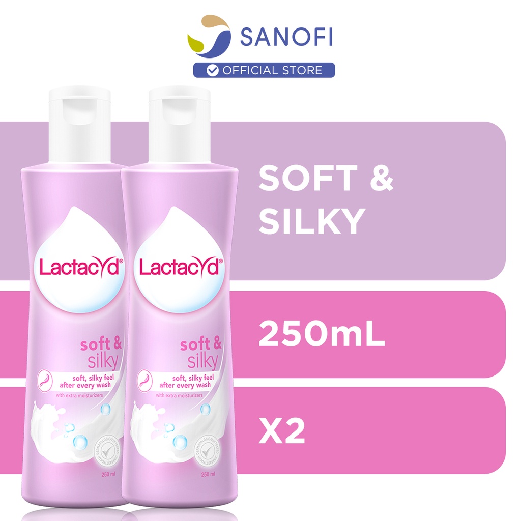 Lactacyd Feminine Wash Soft & Silky Smoothen and Moisturize Skin