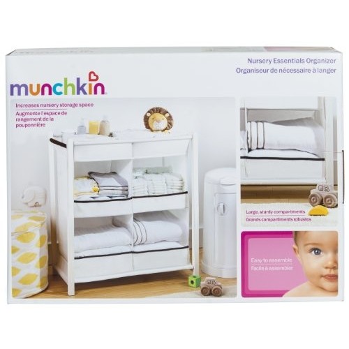 munchkin nursery essentials diaper organizer