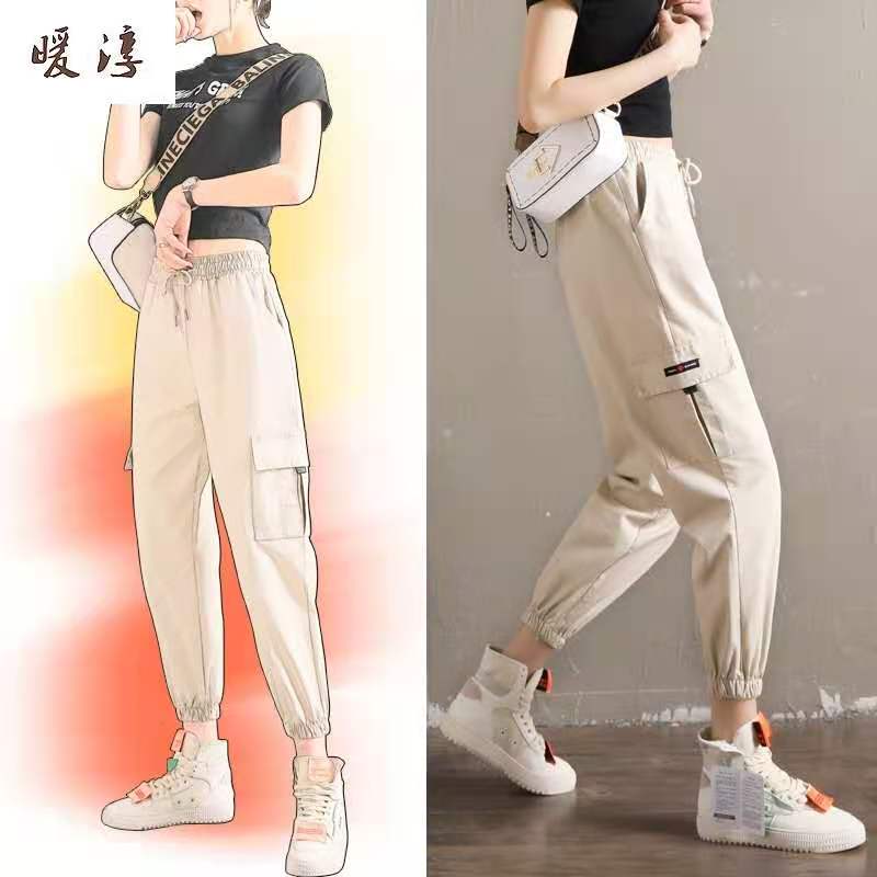 women's work pants elastic waist