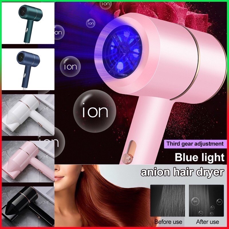 Shop Malaysia Low Noise Fashion Hair Dryer Red Hair Dryer Mute Home Anion Hair Care Shopee Singapore
