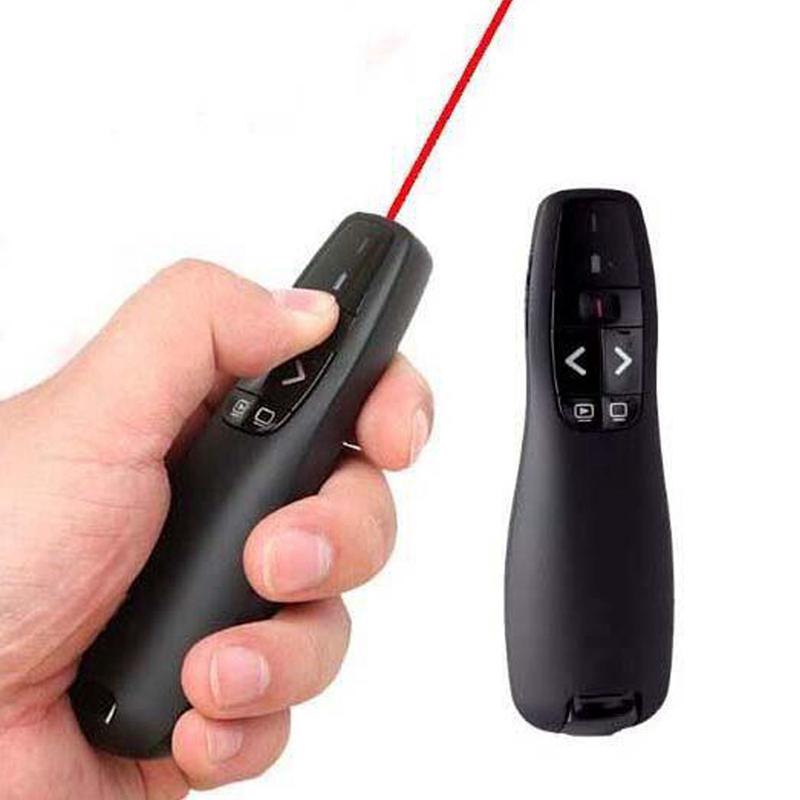 Black 2.4Ghz for Logitech Wireless Presenter R400 with Red Laser Pointer Pen HOT