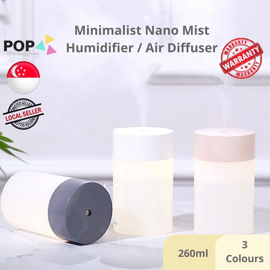 260ml Car Humidifier Aromatherapy Ultrasonic Air Diffuser Christmas Gift Xmas Present Nano Mist Office Home Portable