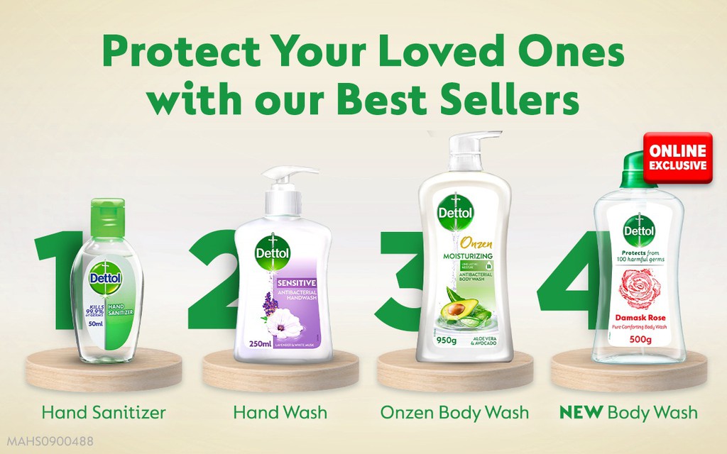 Dettol Official Store, Online Shop Shopee Singapore