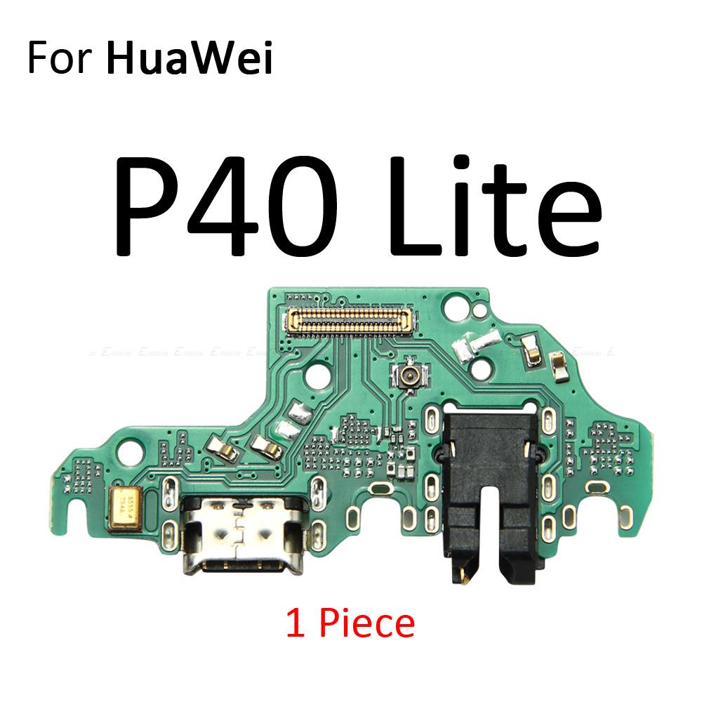 USB Charging Charger Dock Port Board With Microphone Mic Flex Cable For HuaWei P30 P40 Pro Lite E 5G Plus