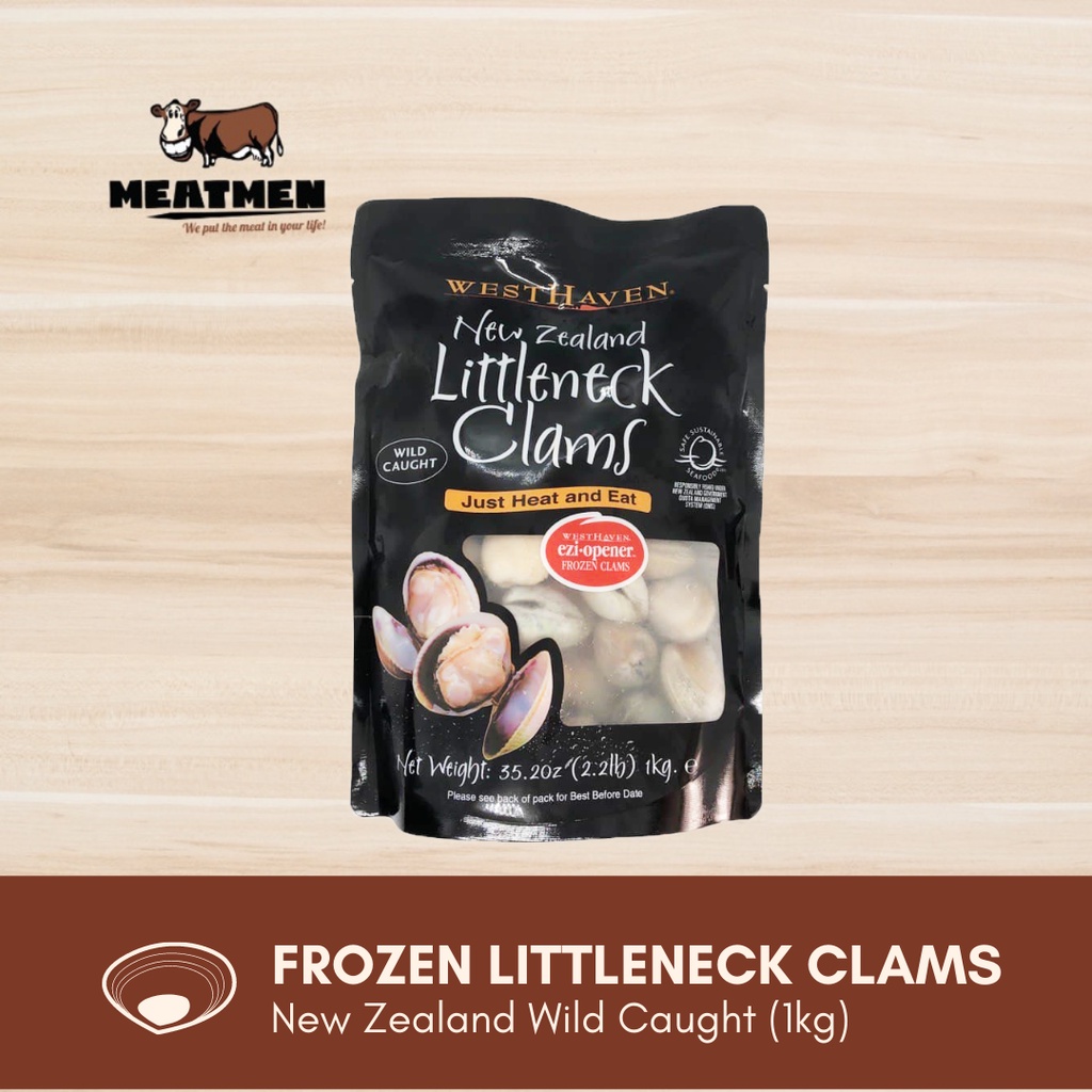 [FROZEN] NEW ZEALAND WILD CAUGHT LITTLENECK CLAMS (1kg) Shopee Singapore