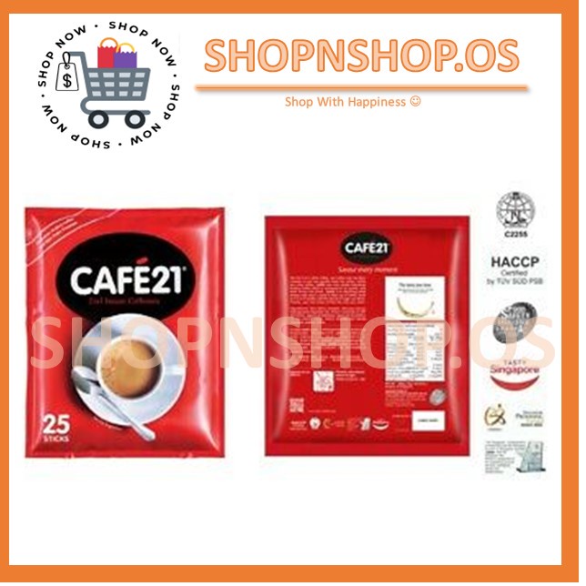 CAFE 21 2in1 Instant Coffeemix (25s x 12g) Shopee Singapore