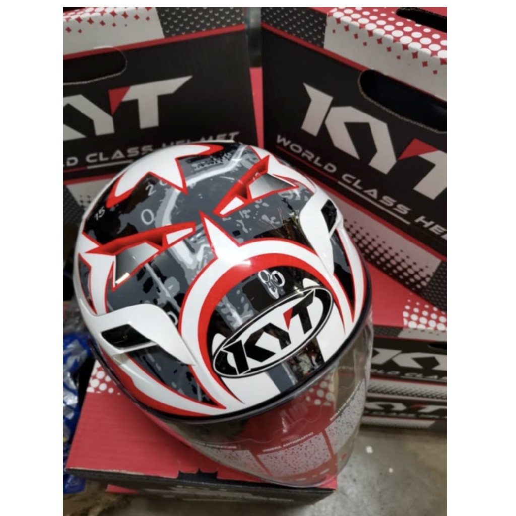 KYT OPEN FACE HELMET FABIO QUARTARARO NEW ARRIVAL DOUBLE ...