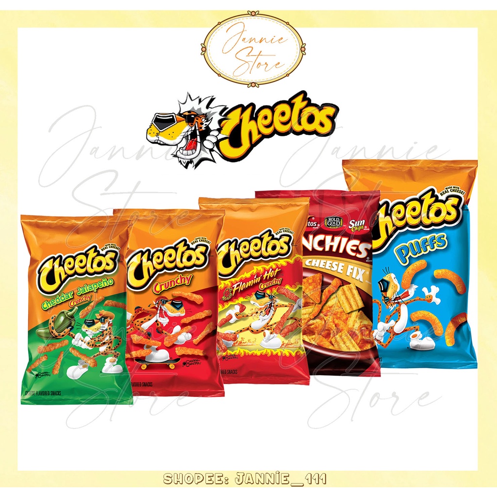 FRITOS LAY CHEETOS Cheese/Flamin Hot/Cheddar Jalapeno Crunchy Corn