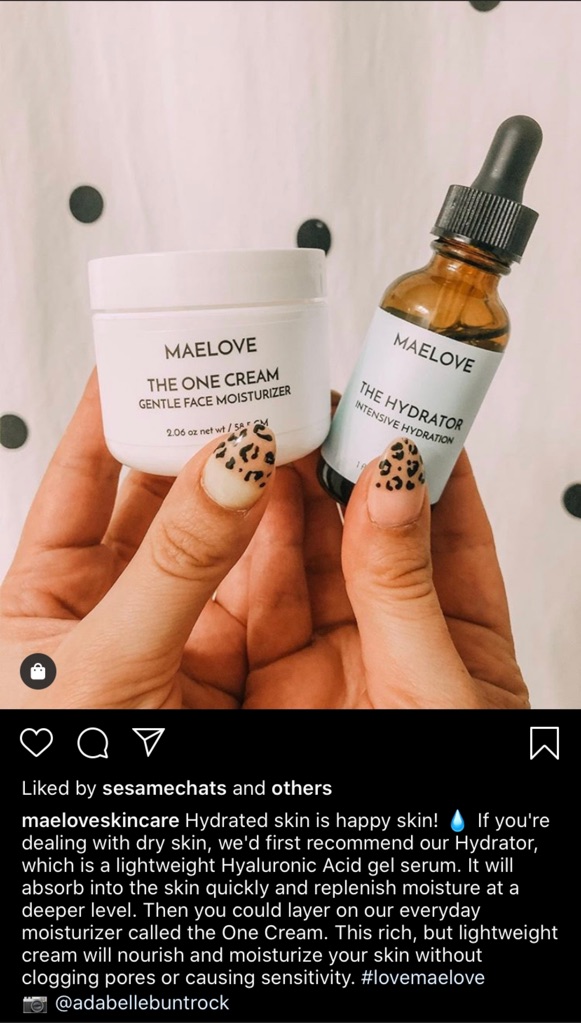 maelove one cream