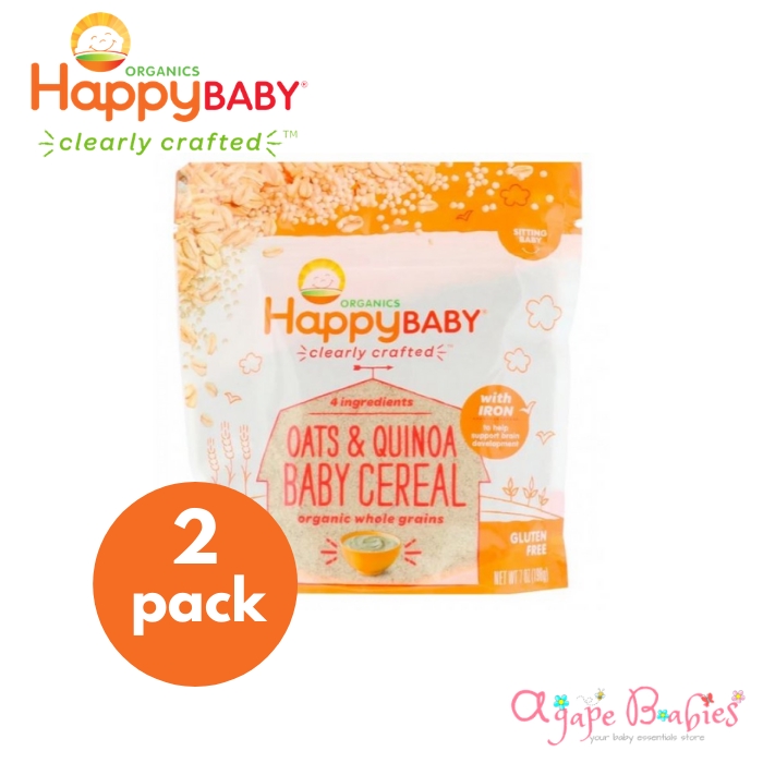 happy baby oats and quinoa cereal