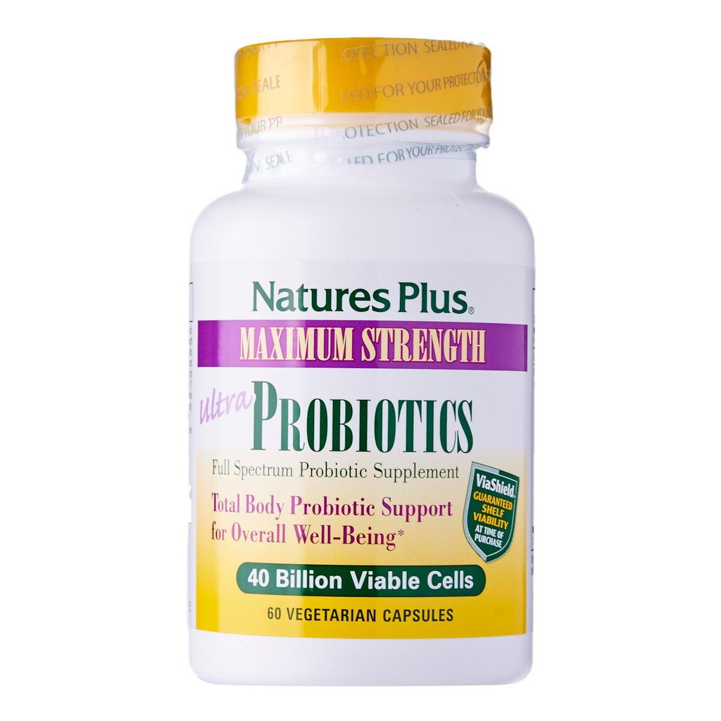 Natures Plus Ultra Probiotics 12 Strains (Vcapsules) 60 capsules ...