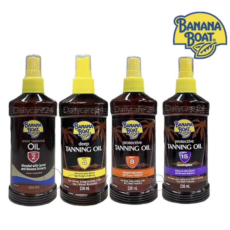 Banana Boat Tanning oil spf 24815 236ml Shopee Singapore