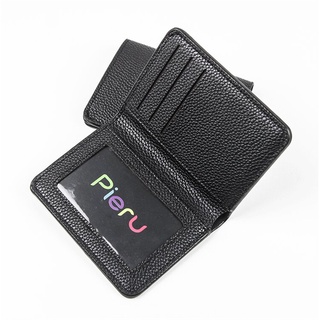 Simple Ultra-thin Multi-function Small Wallet Soft PU Leather Mini Coin Wallet Card Holder #6