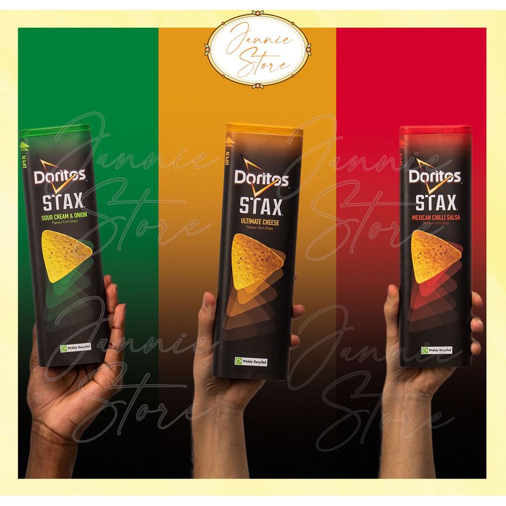 DORITOS Stax Tortilla Chips (Ultimate Cheese / Mexican Chilli Salsa