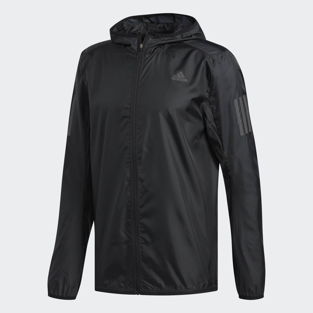 adidas response hooded wind jacket