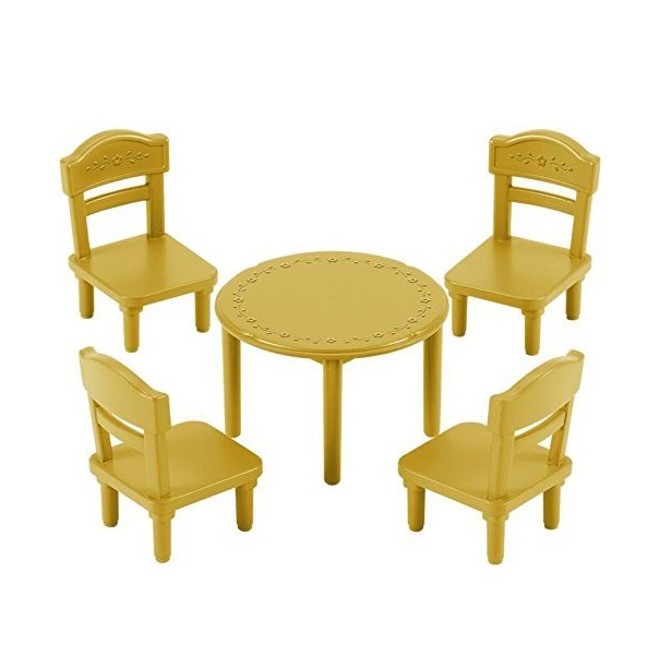 sylvanian table and chairs