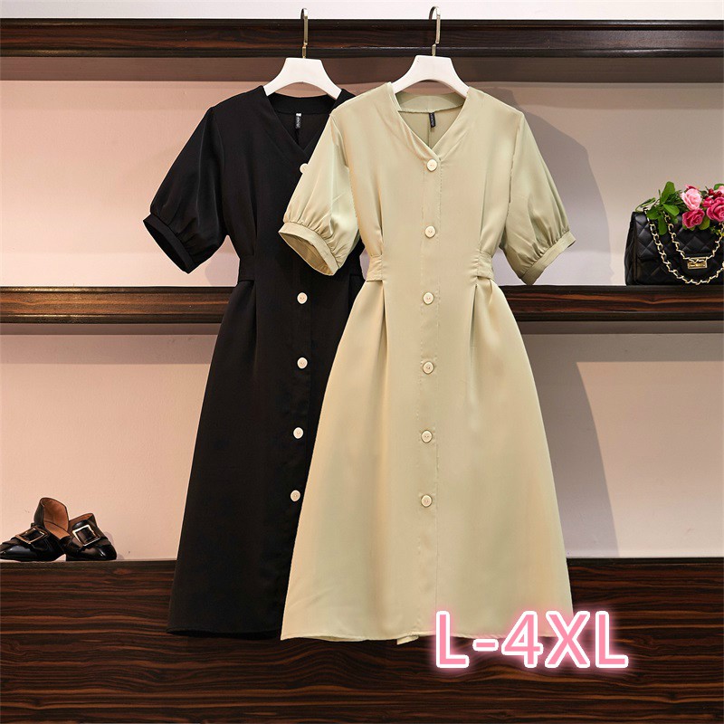 button down dress shopee