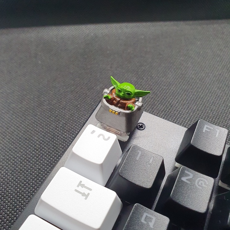 Artisan Custom Keycaps Keyboard baby YODA Star Wars Mechanical Switches