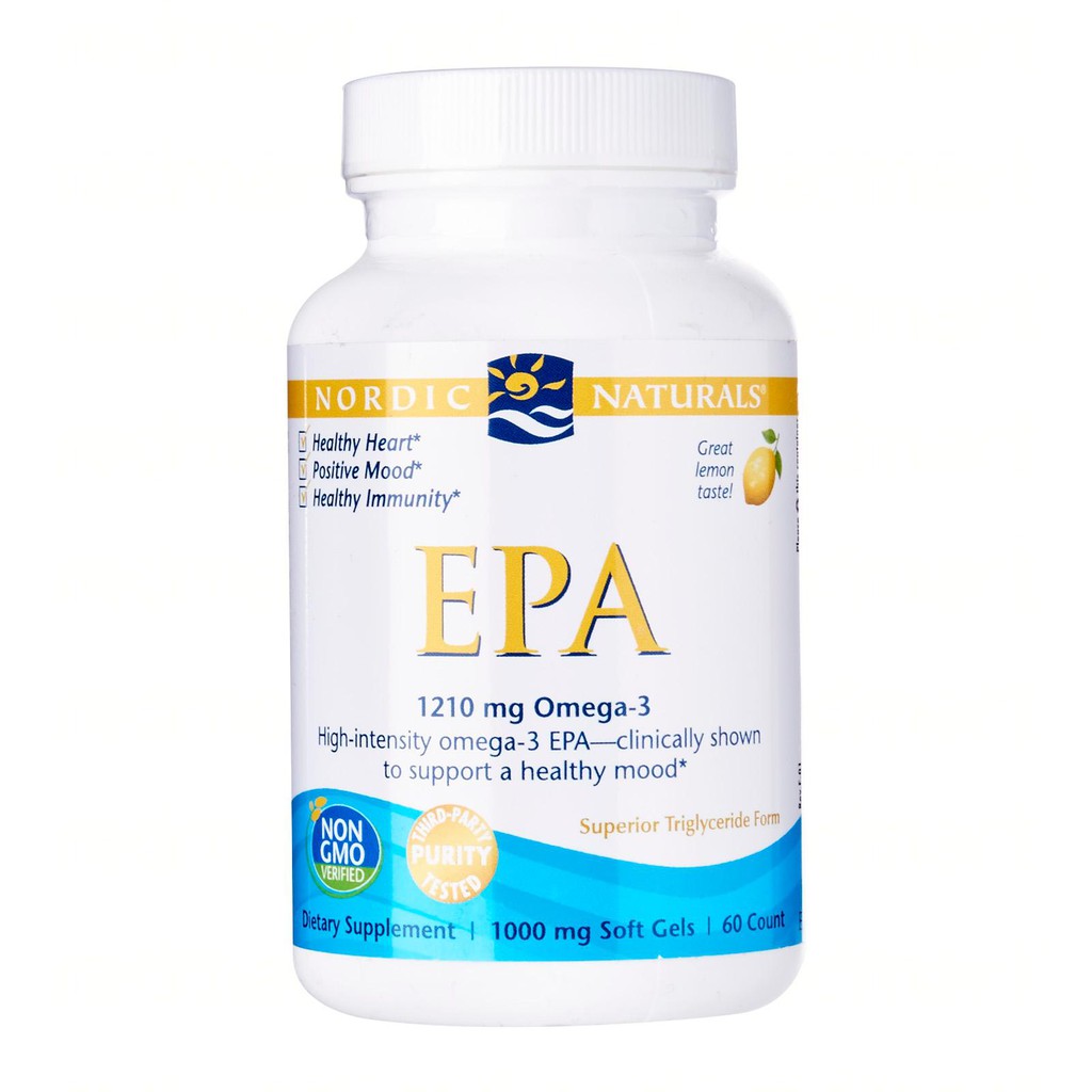 Nordic Naturals EPA 1000 mg Lemon 60 Softgels Shopee Singapore