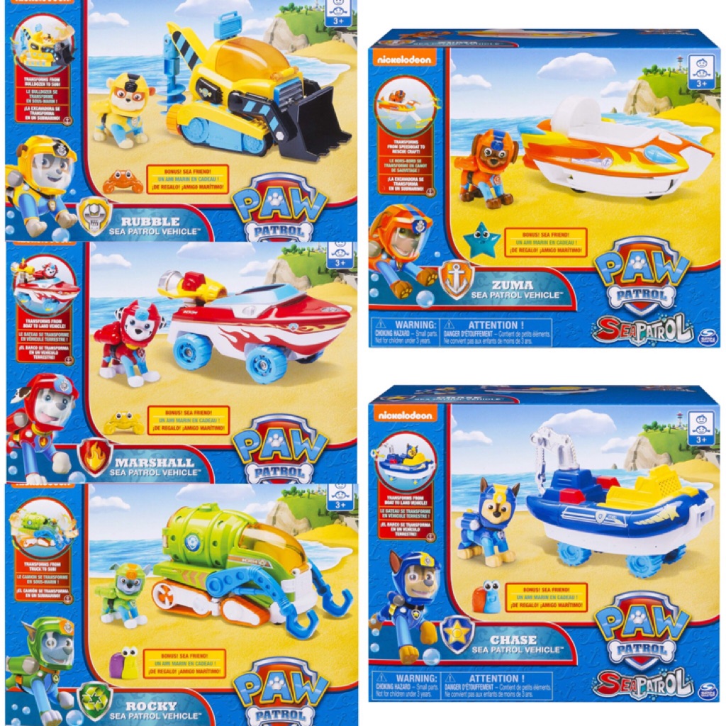 paw patrol sea marshall