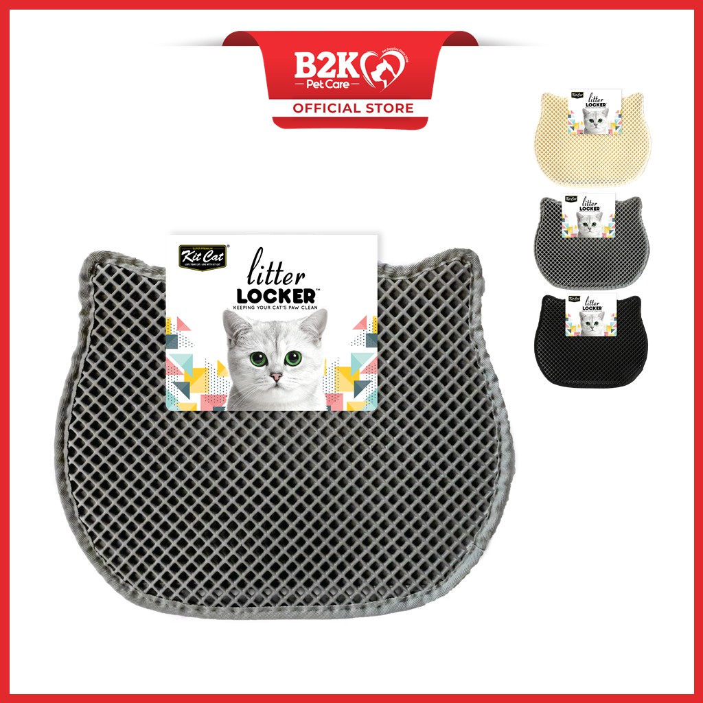 (1 piece) (50cm x 40cm) Kit Cat Waterproof Litter Locker (3 Colours