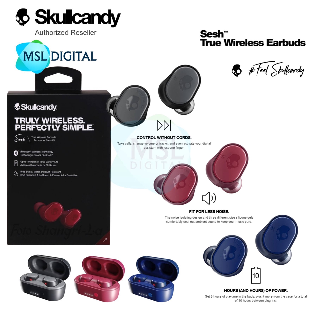 sesh true wireless earbuds