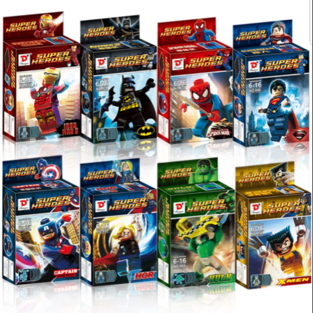 Super Hero Lego Bricks | Shopee Singapore