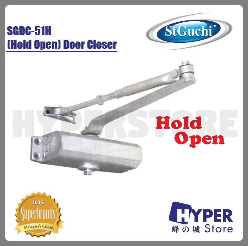 St Guchi Hold Open Door Closer Sgdc 51h 闭门器 Ready Stock Shopee Singapore