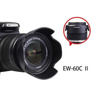 EW-60C Paraluce per Canon-S 18-55mm EF f/3.5-5.6 USM 700D 650D 600D 