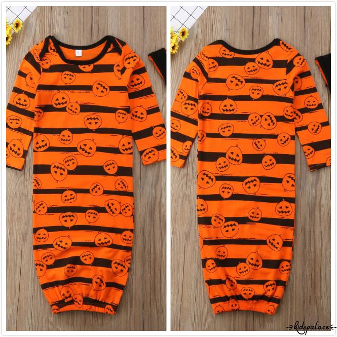 pumpkin baby swaddle